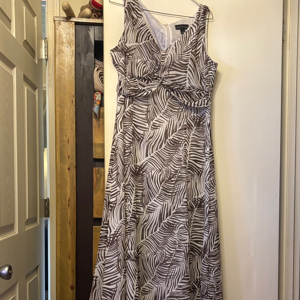 Stylish Zebra Print Maxi Dress